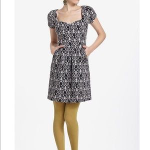 Anthropologie Deletta sweetheart mini dress with pockets